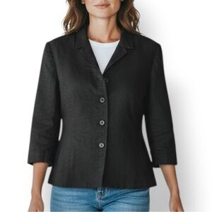 4/$20 Style & Co. Petite Black Blazer